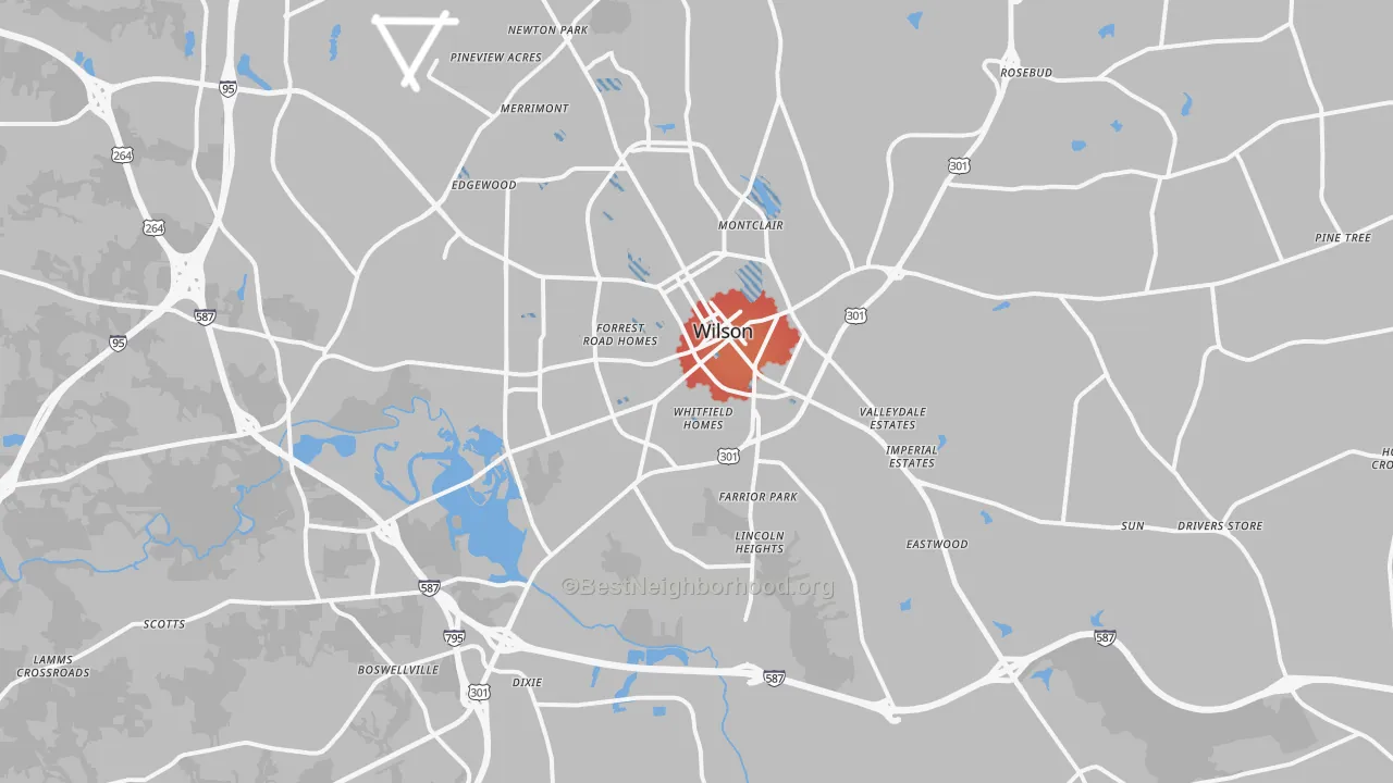 Transit Grade map of 27893, NC