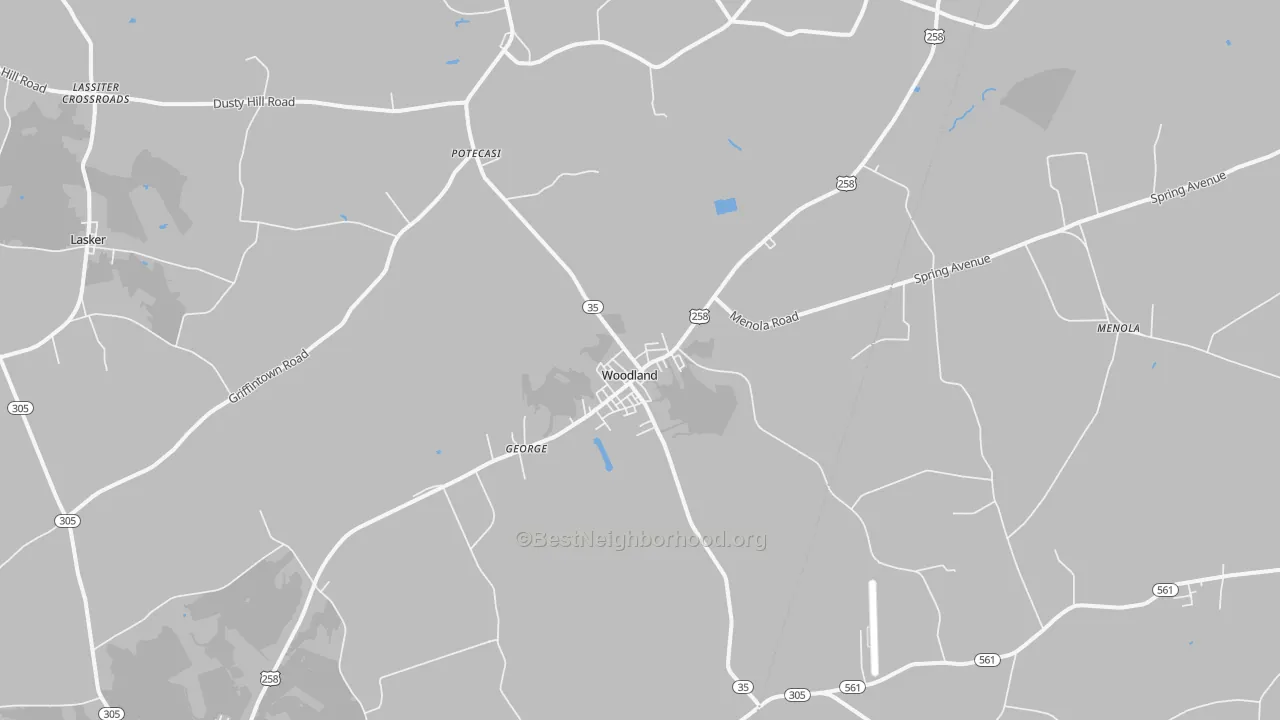 Transit Grade map of 27897, NC
