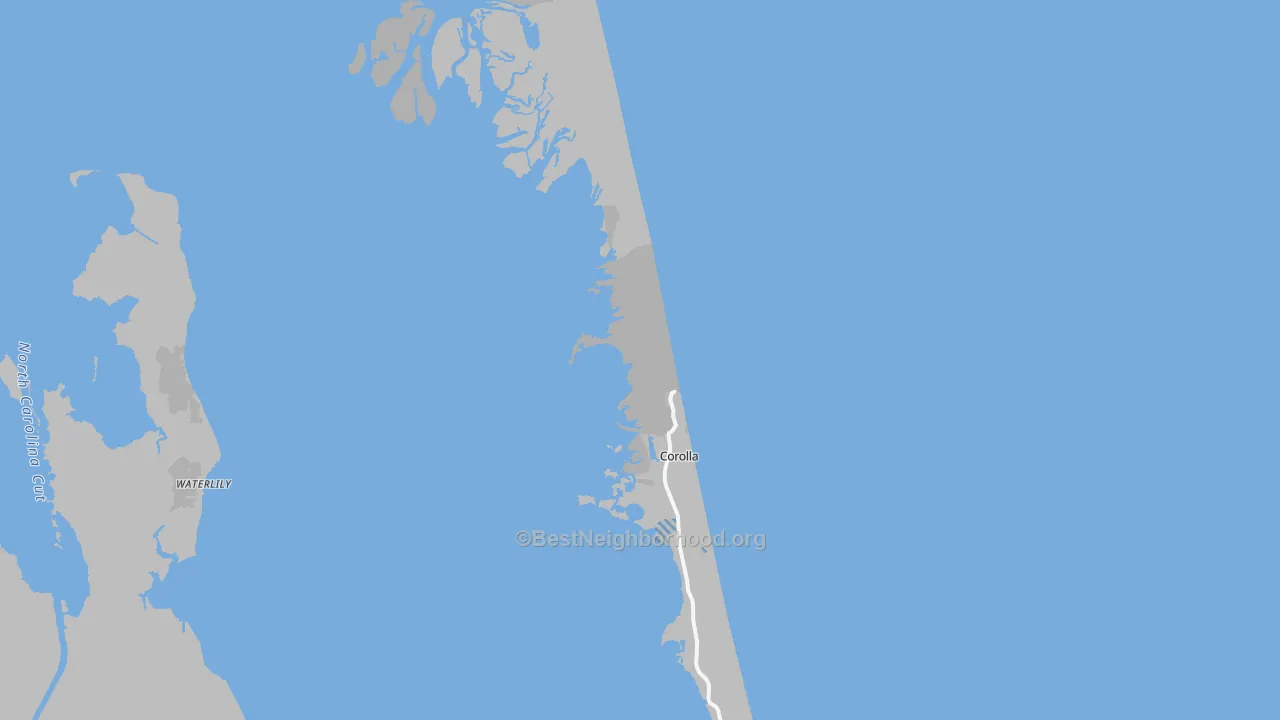 Transit Grade map of 27927, NC