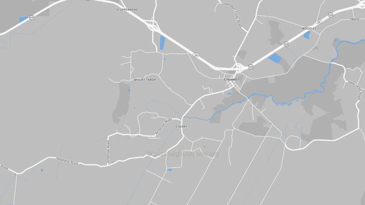 Transit Grade map of 27928, NC