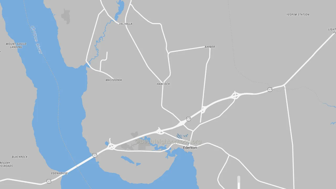 Transit Grade map of 27932, NC