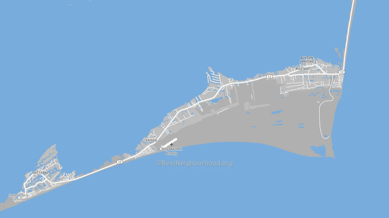 Transit Grade map of 27936, NC