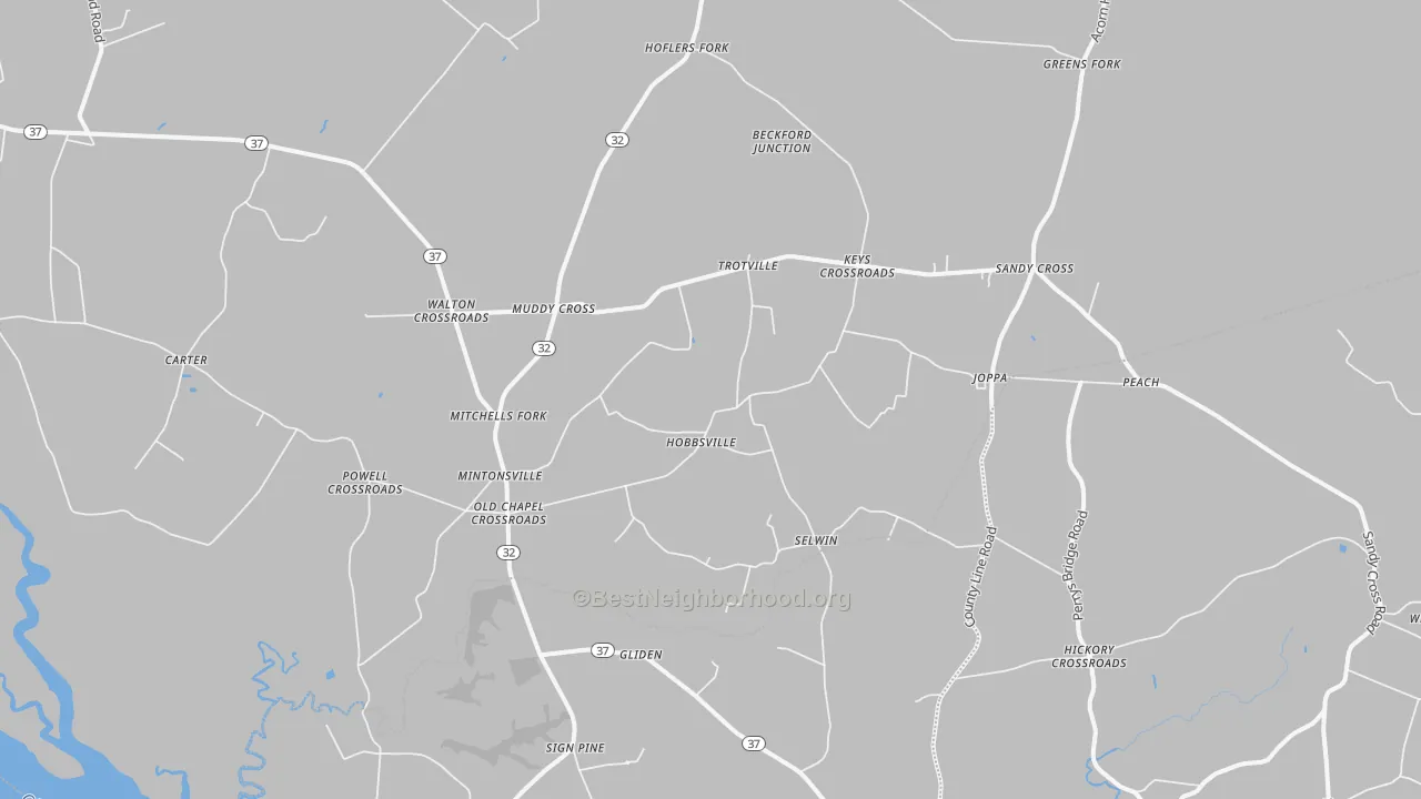 Transit Grade map of 27946, NC