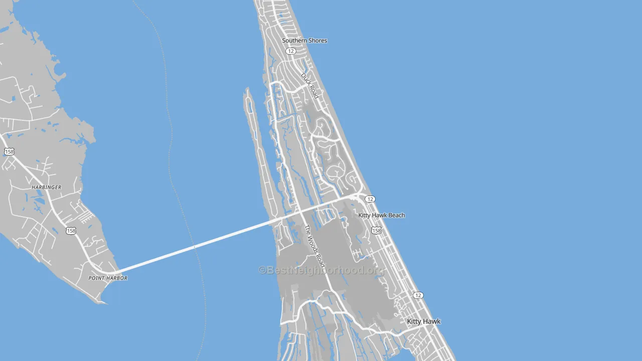 Transit Grade map of 27949, NC
