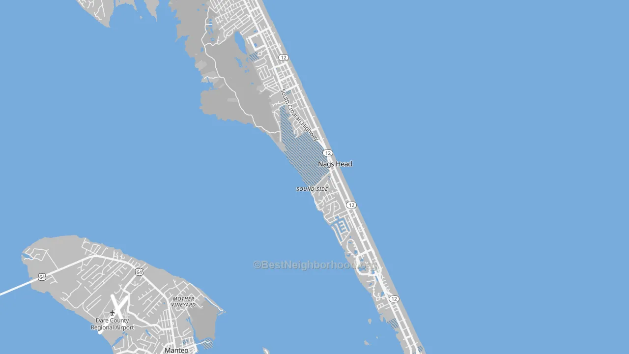 Transit Grade map of 27959, NC