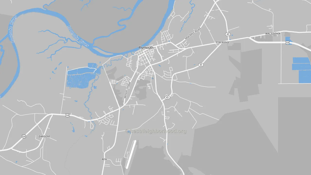 Transit Grade map of 27962, NC