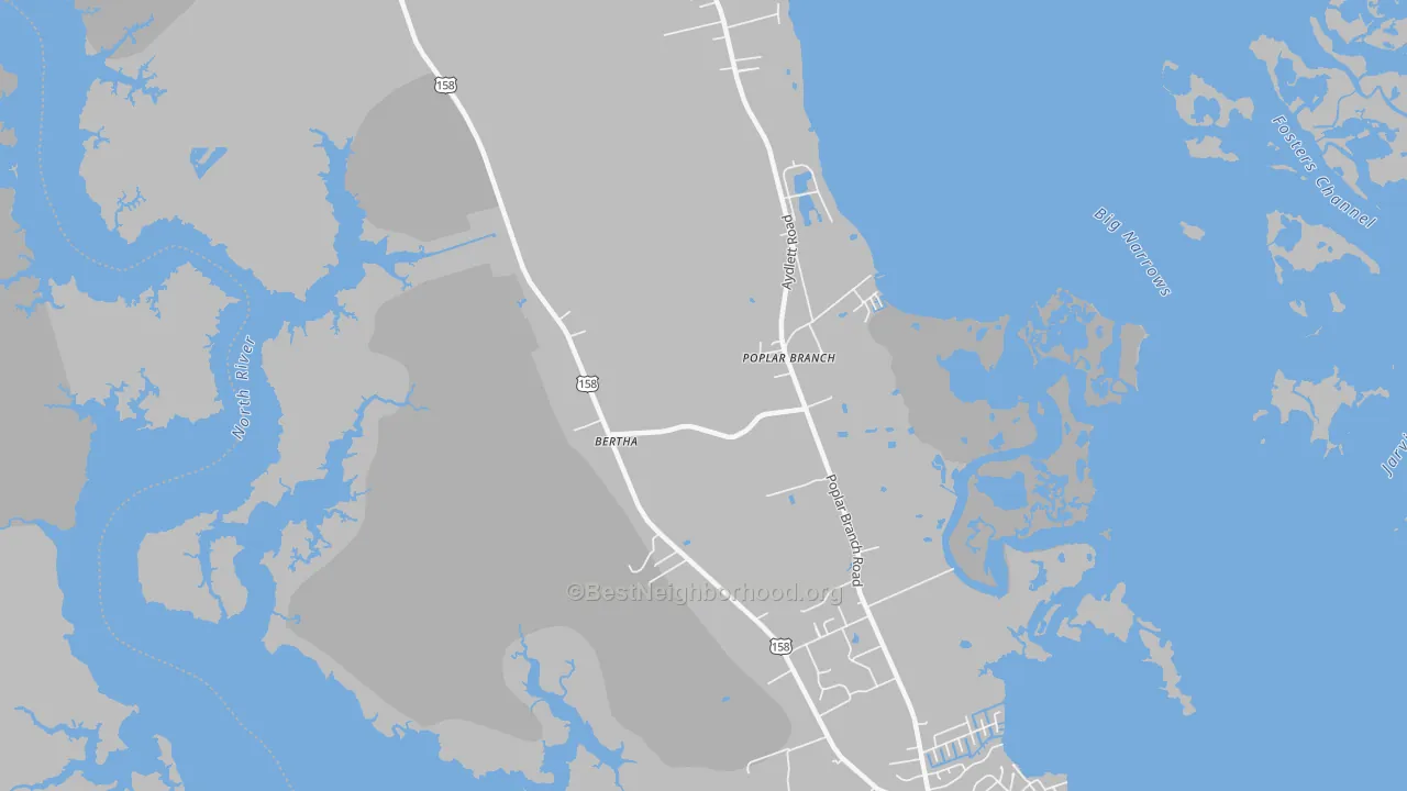 Transit Grade map of 27965, NC
