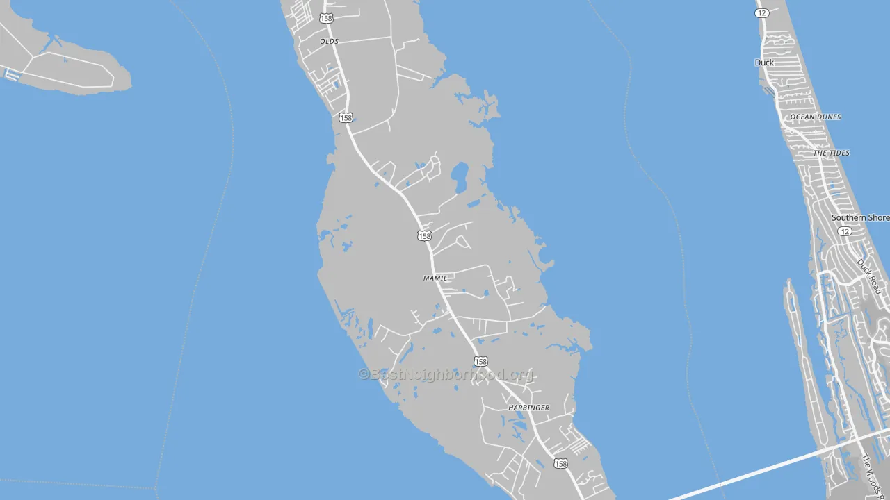 Transit Grade map of 27966, NC