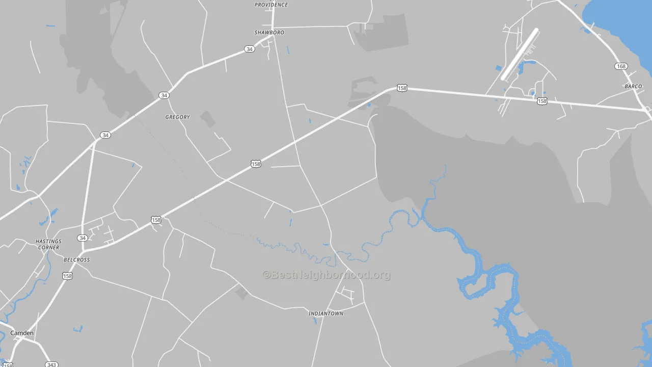Transit Grade map of 27973, NC