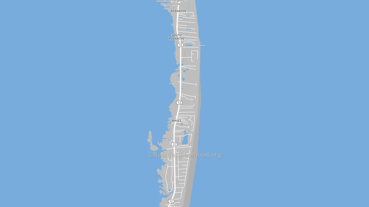 Transit Grade map of 27982, NC