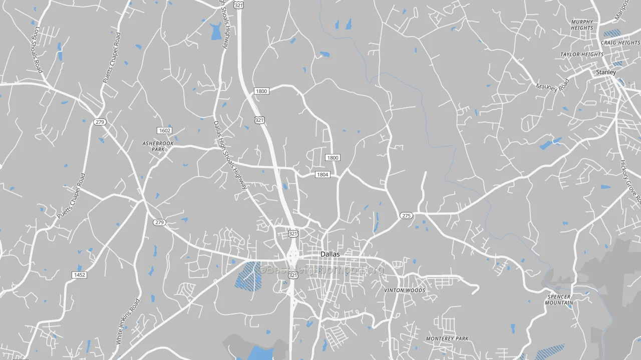 Transit Grade map of 28034, NC