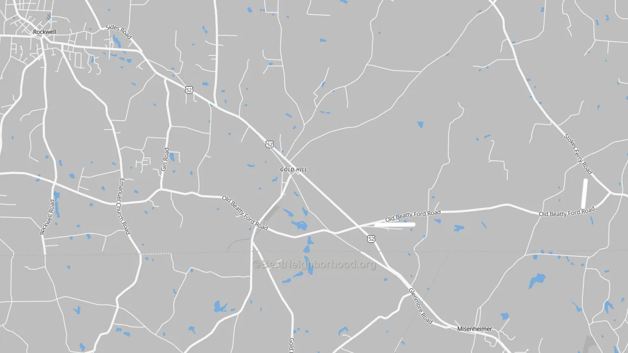 Transit Grade map of 28071, NC