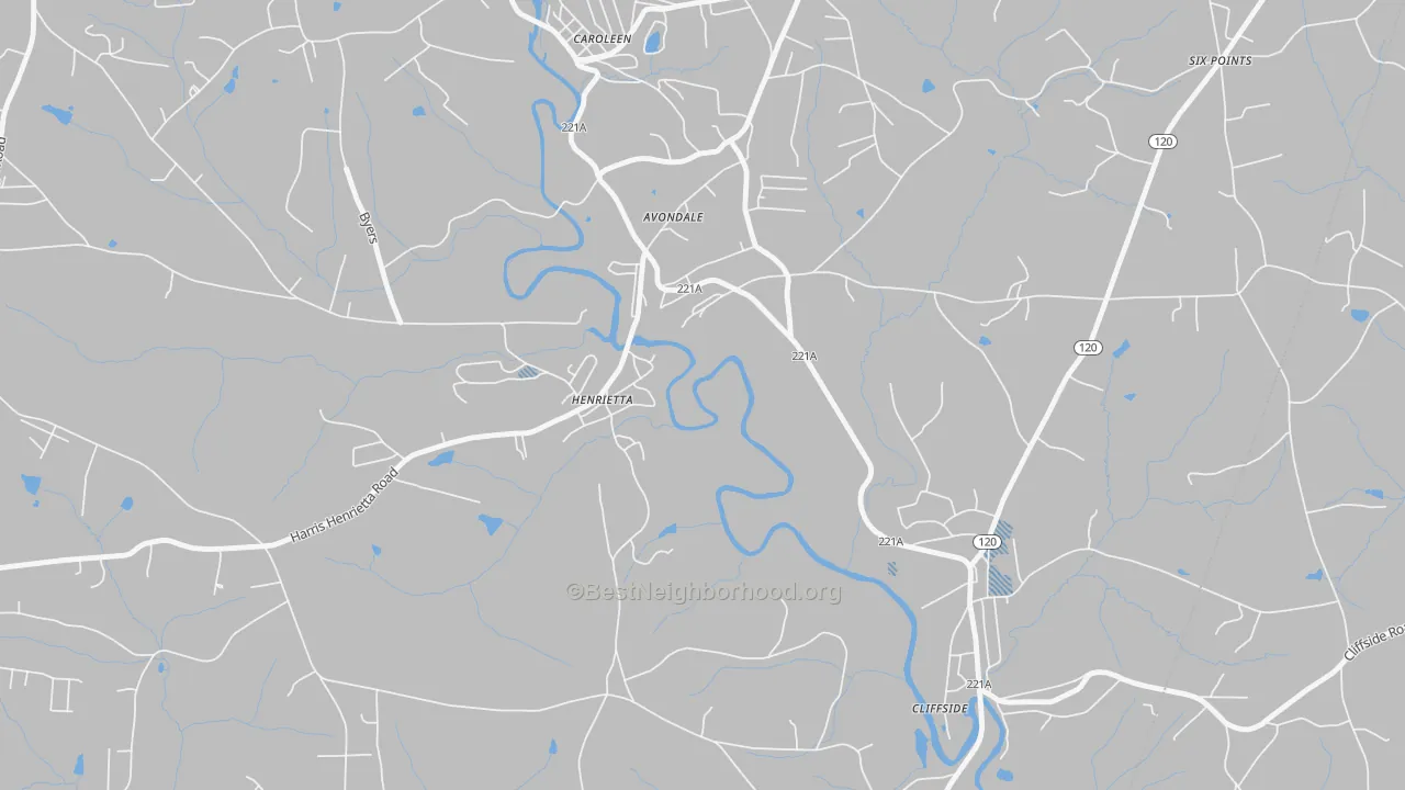 Transit Grade map of 28076, NC