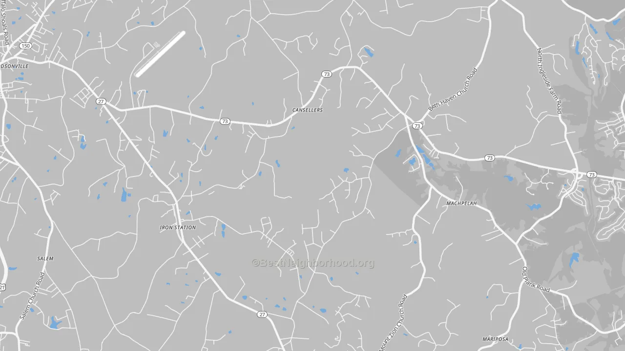 Transit Grade map of 28080, NC