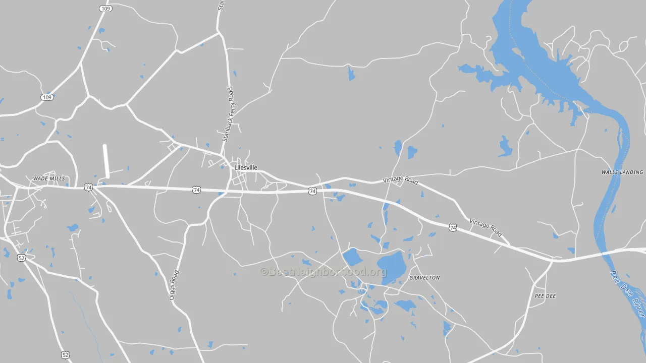 Transit Grade map of 28091, NC