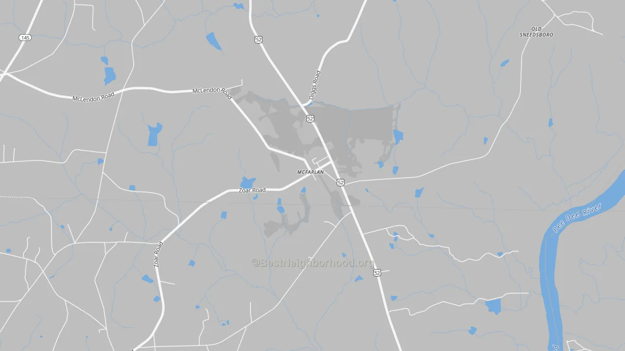 Transit Grade map of 28102, NC