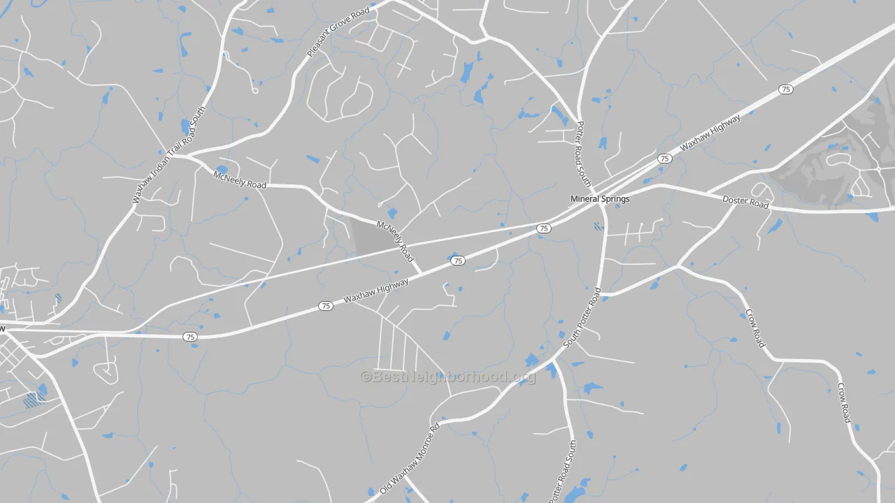 Transit Grade map of 28108, NC