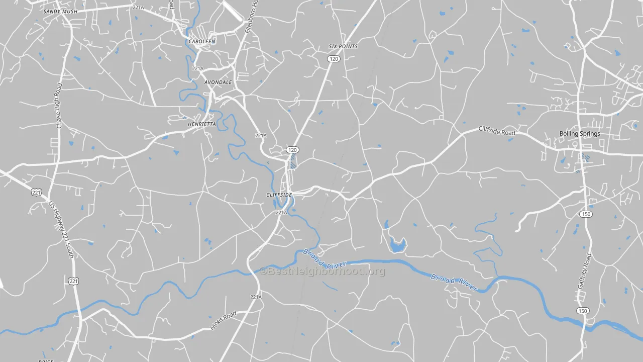 Transit Grade map of 28114, NC