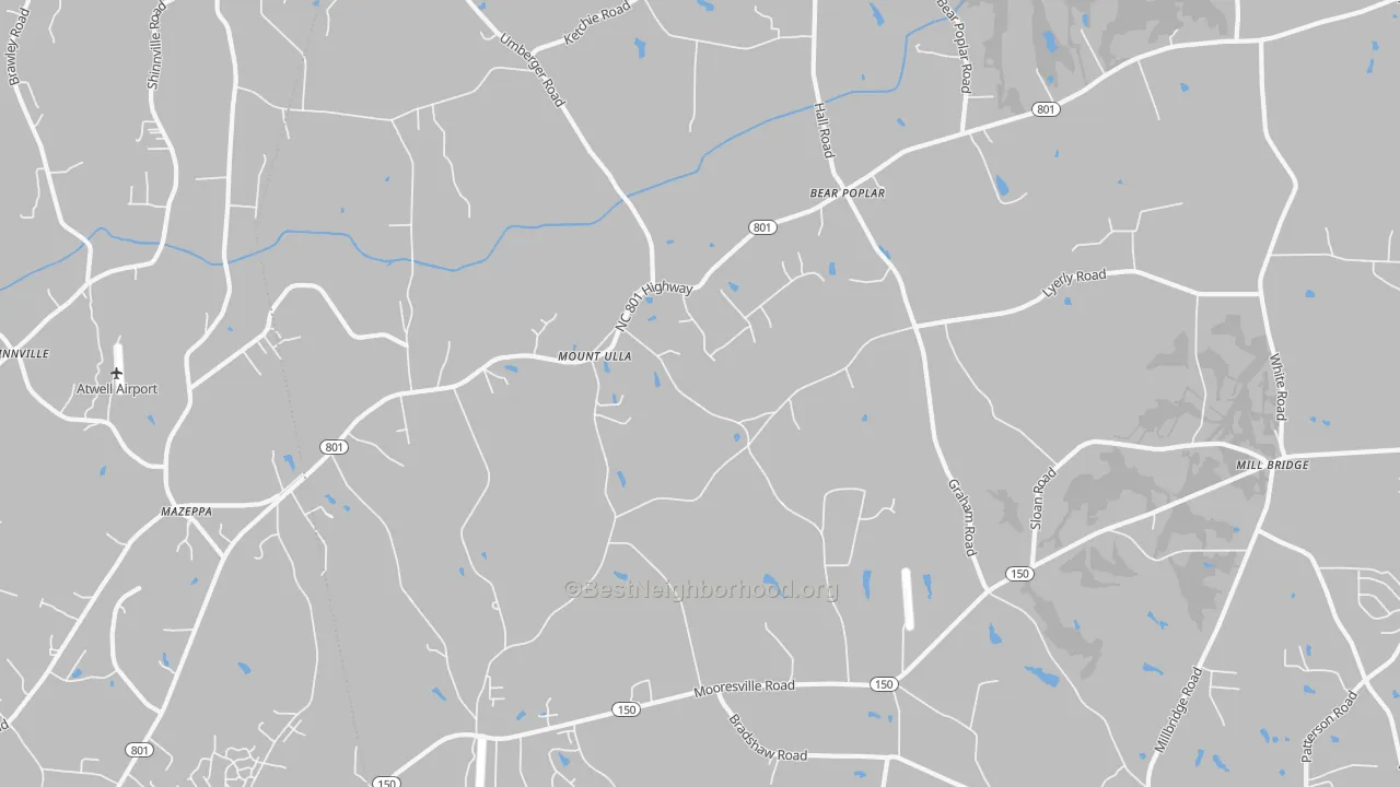Transit Grade map of 28125, NC