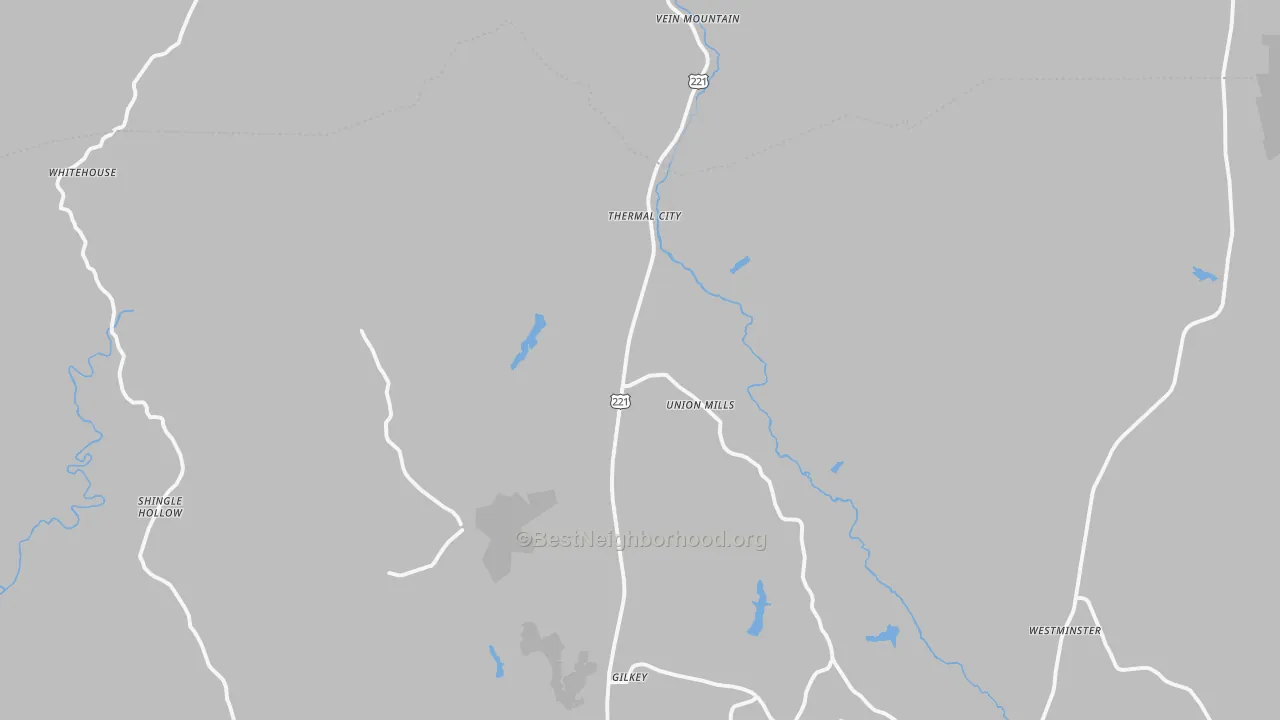 Transit Grade map of 28167, NC