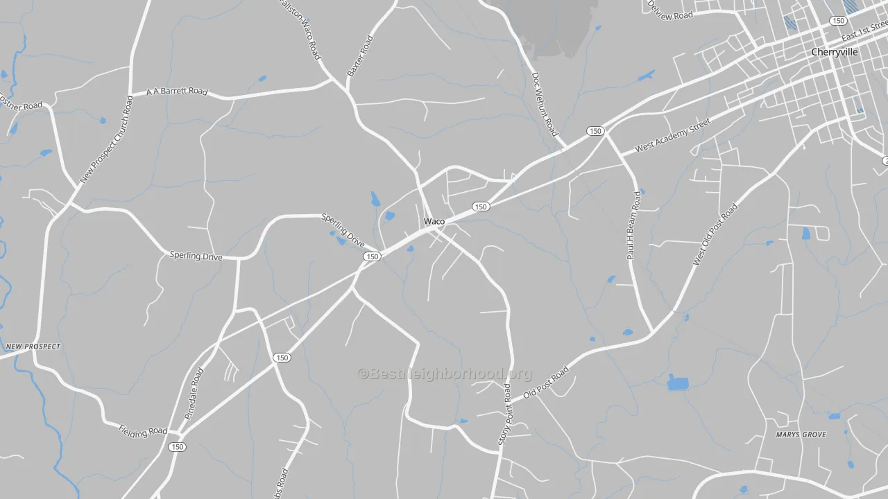 Transit Grade map of 28169, NC