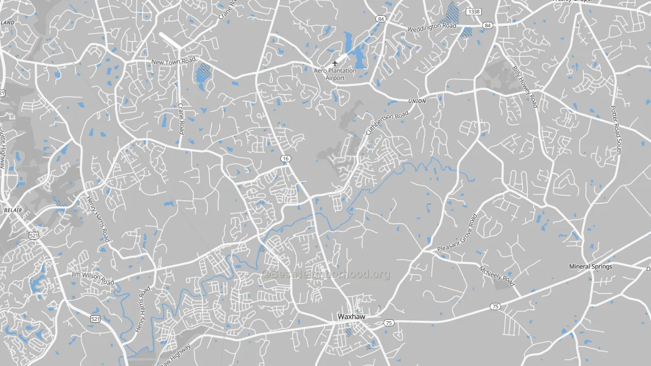 Transit Grade map of 28173, NC