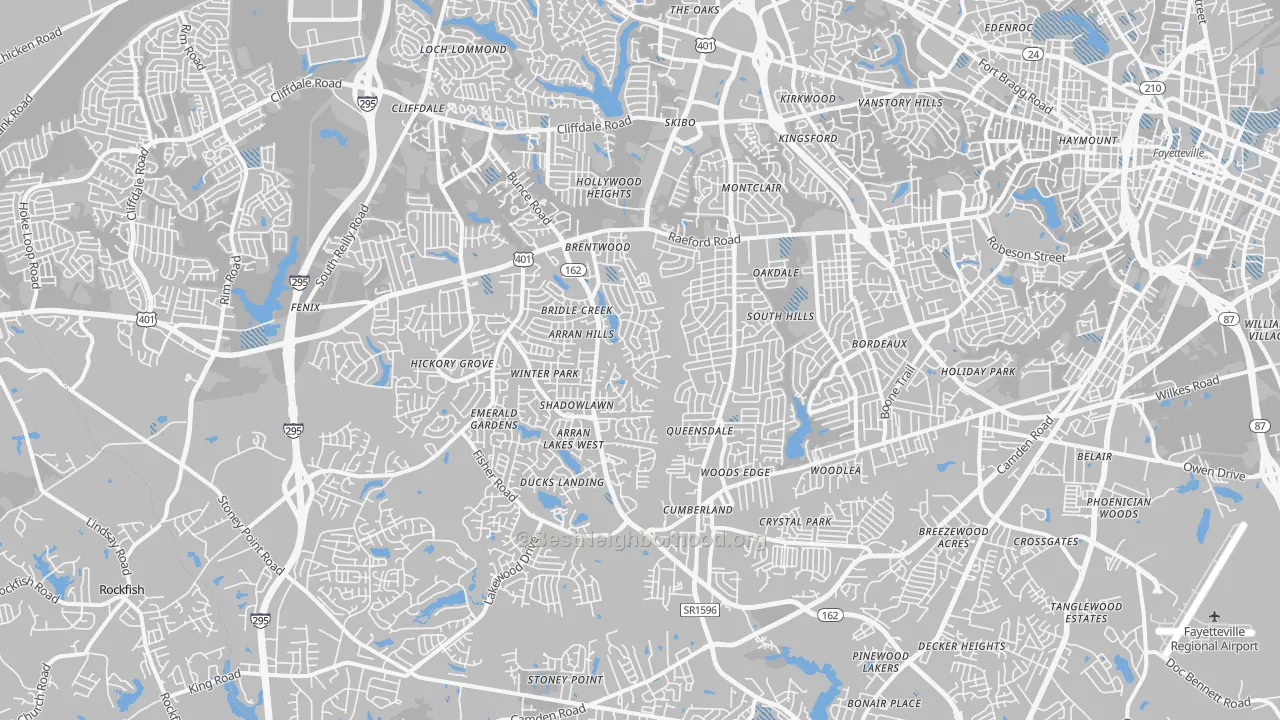 Transit Grade map of 28304, NC