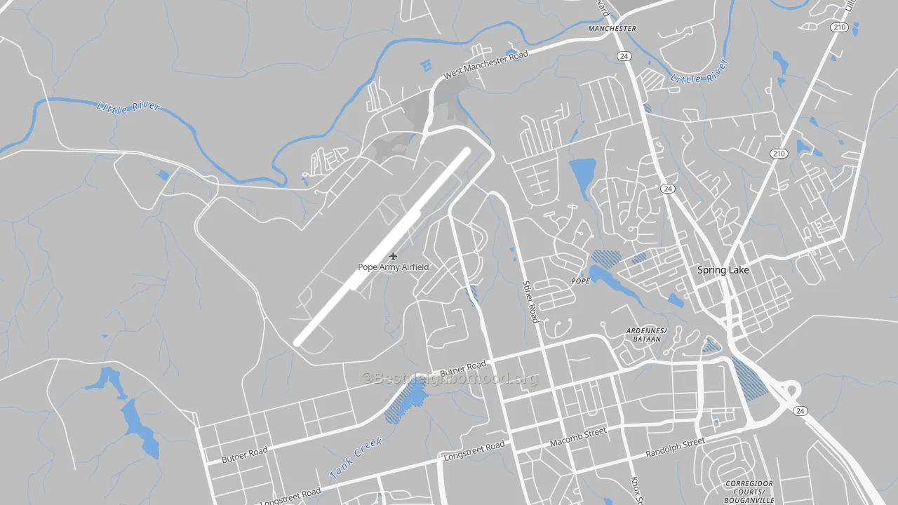 Transit Grade map of 28308, NC