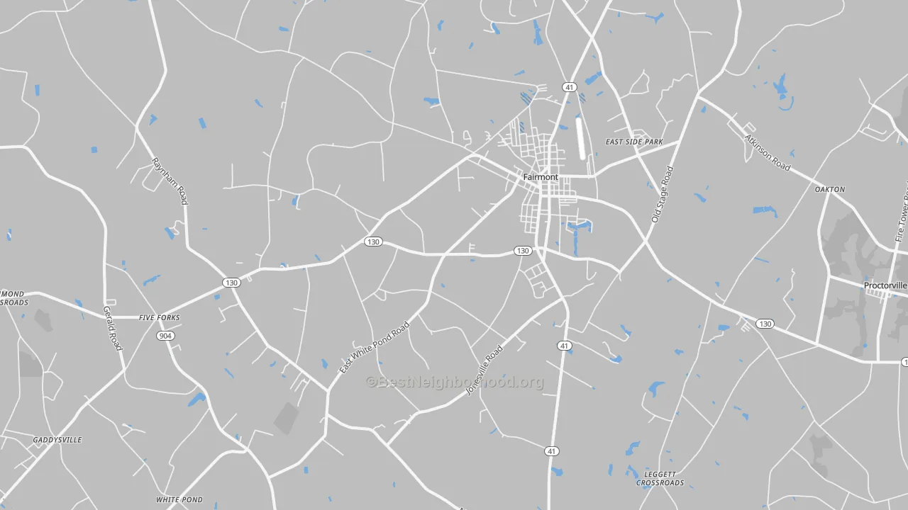 Transit Grade map of 28340, NC