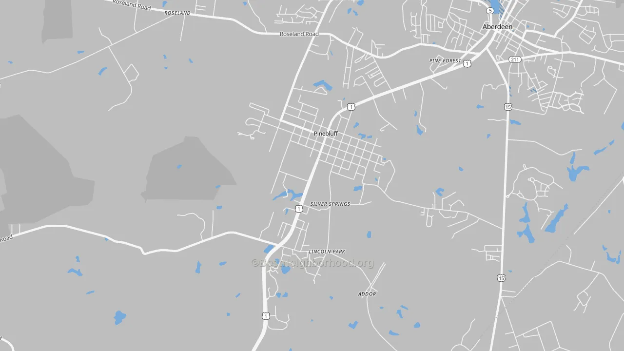 Transit Grade map of 28373, NC