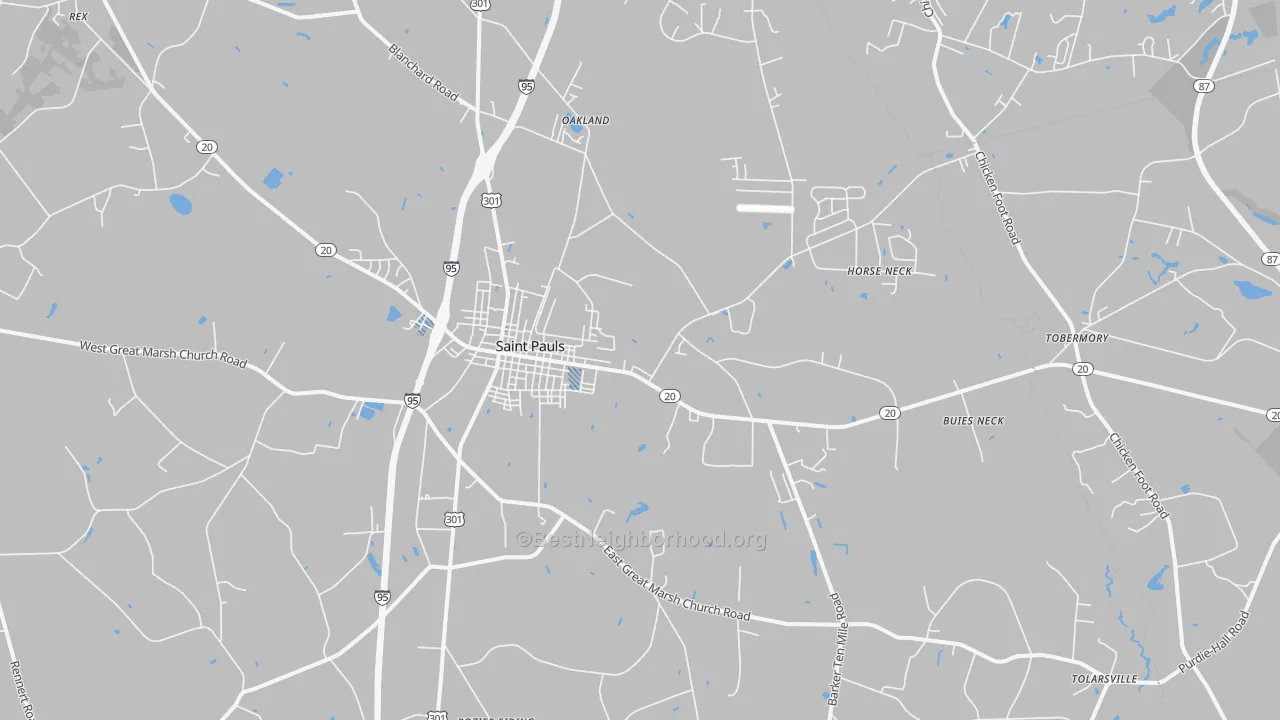 Transit Grade map of 28384, NC