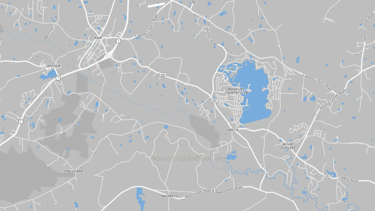 Transit Grade map of 28394, NC