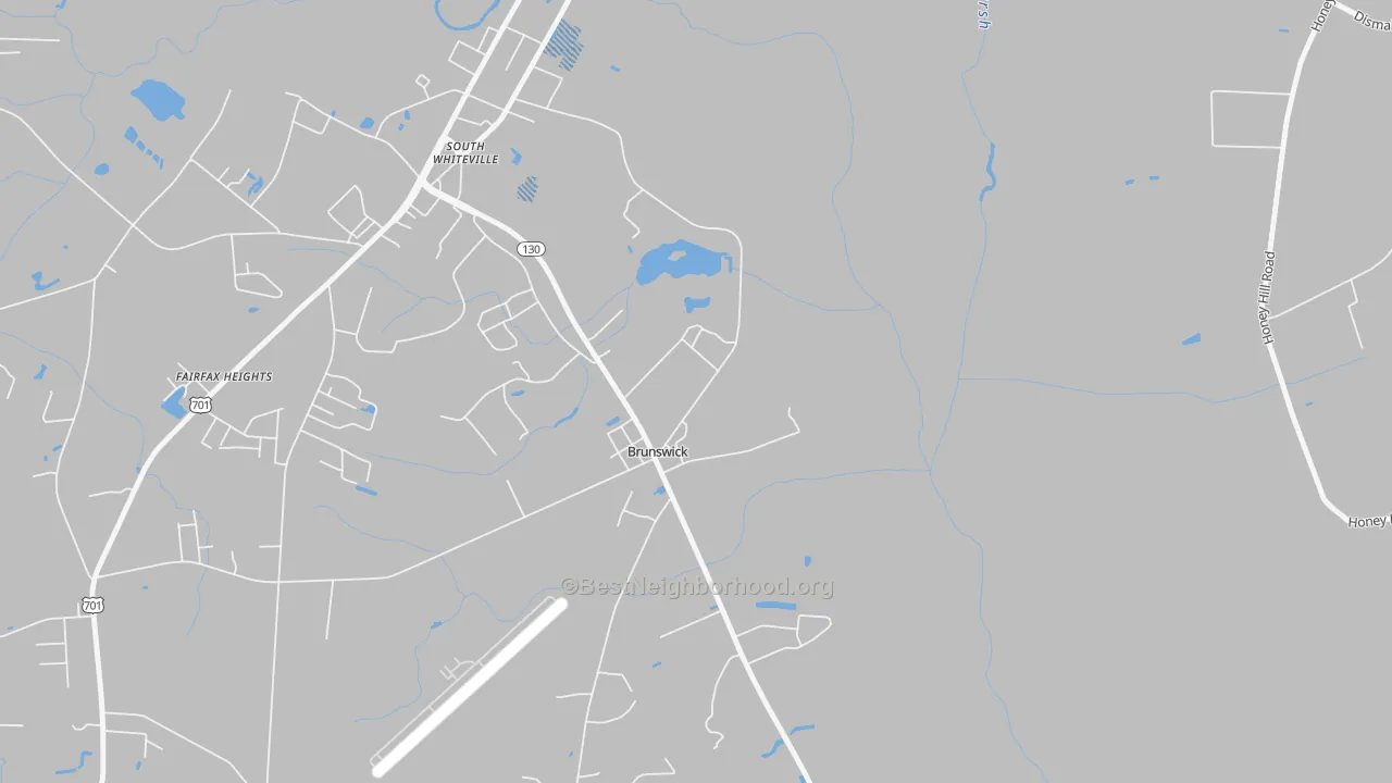Transit Grade map of 28424, NC