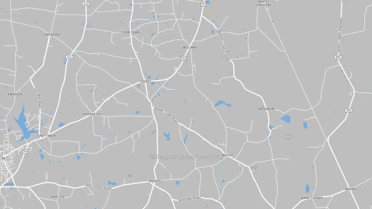 Transit Grade map of 28432, NC