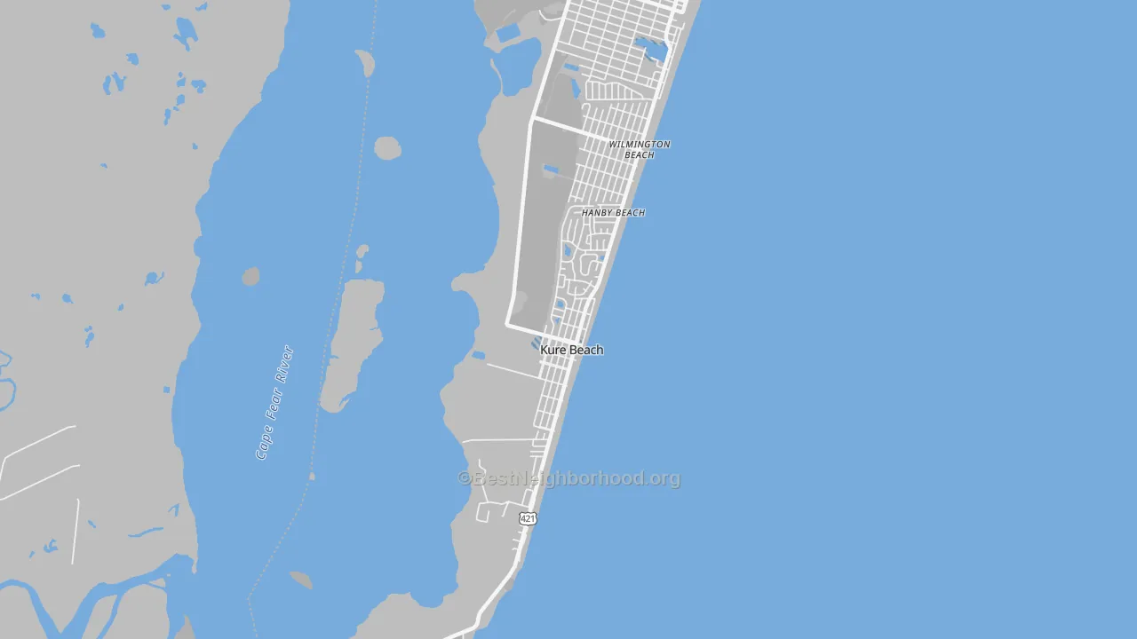 Transit Grade map of 28449, NC