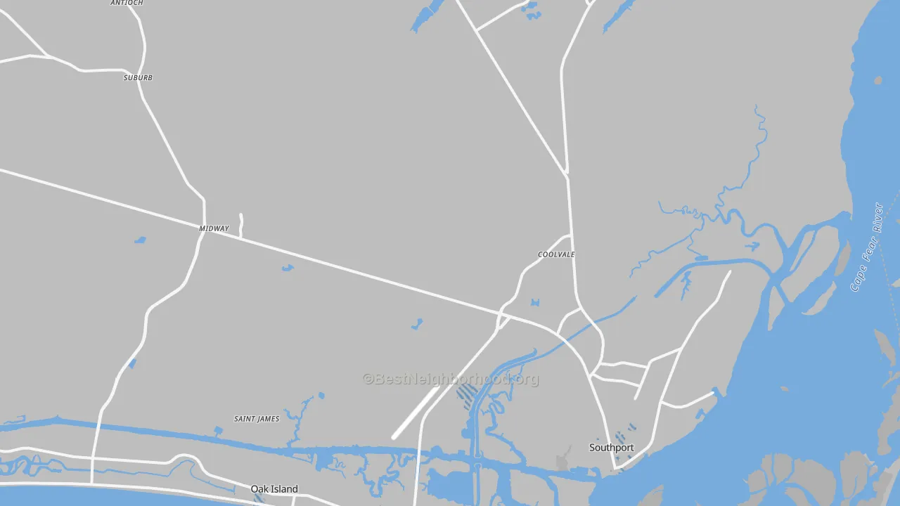 Transit Grade map of 28461, NC