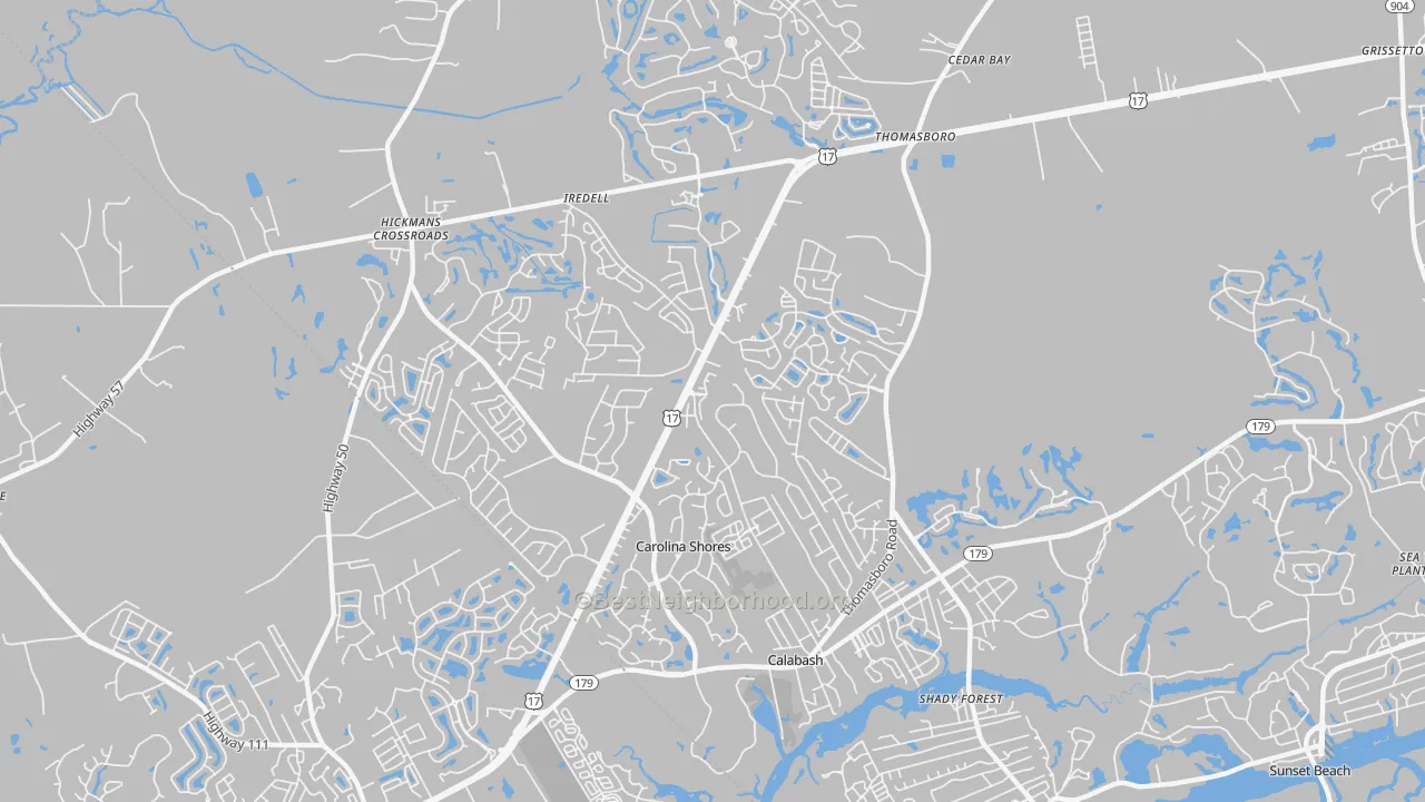 Transit Grade map of 28467, NC