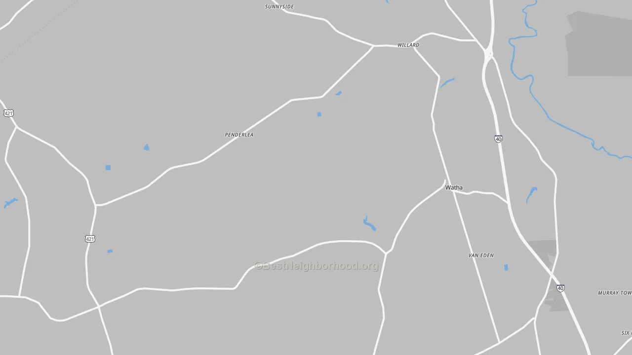 Transit Grade map of 28478, NC