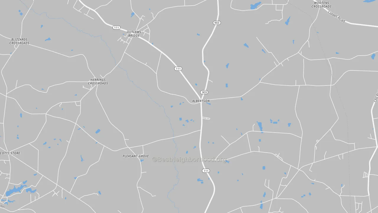 Transit Grade map of 28508, NC