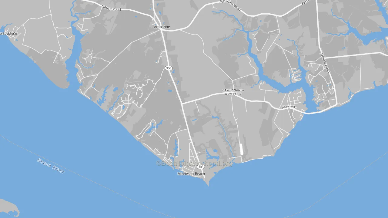 Transit Grade map of 28510, NC