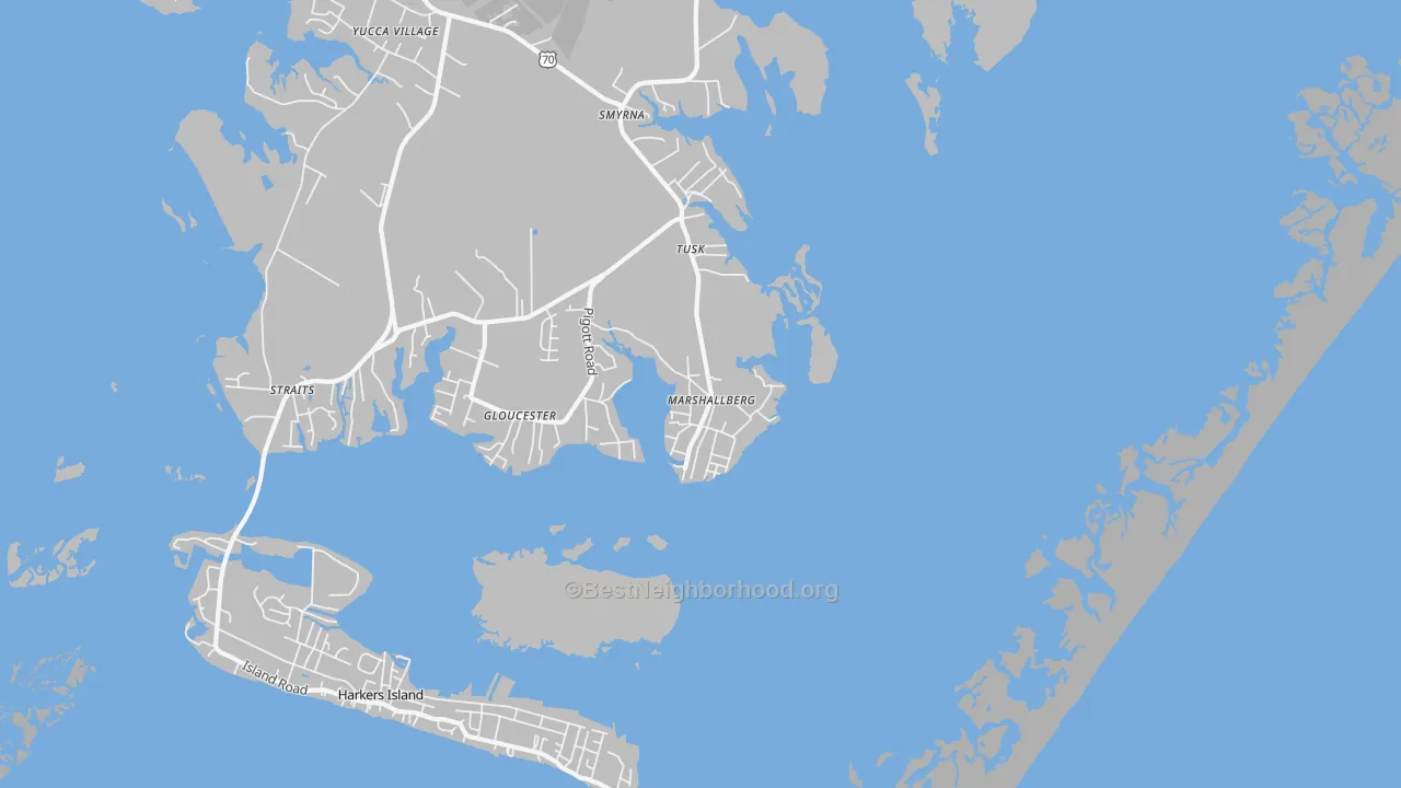 Transit Grade map of 28553, NC