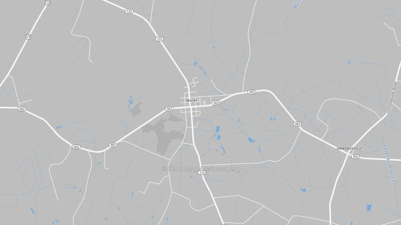 Transit Grade map of 28554, NC