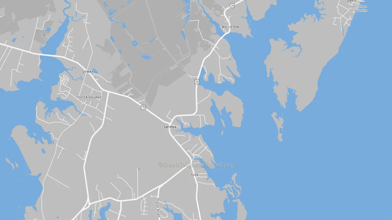 Transit Grade map of 28579, NC