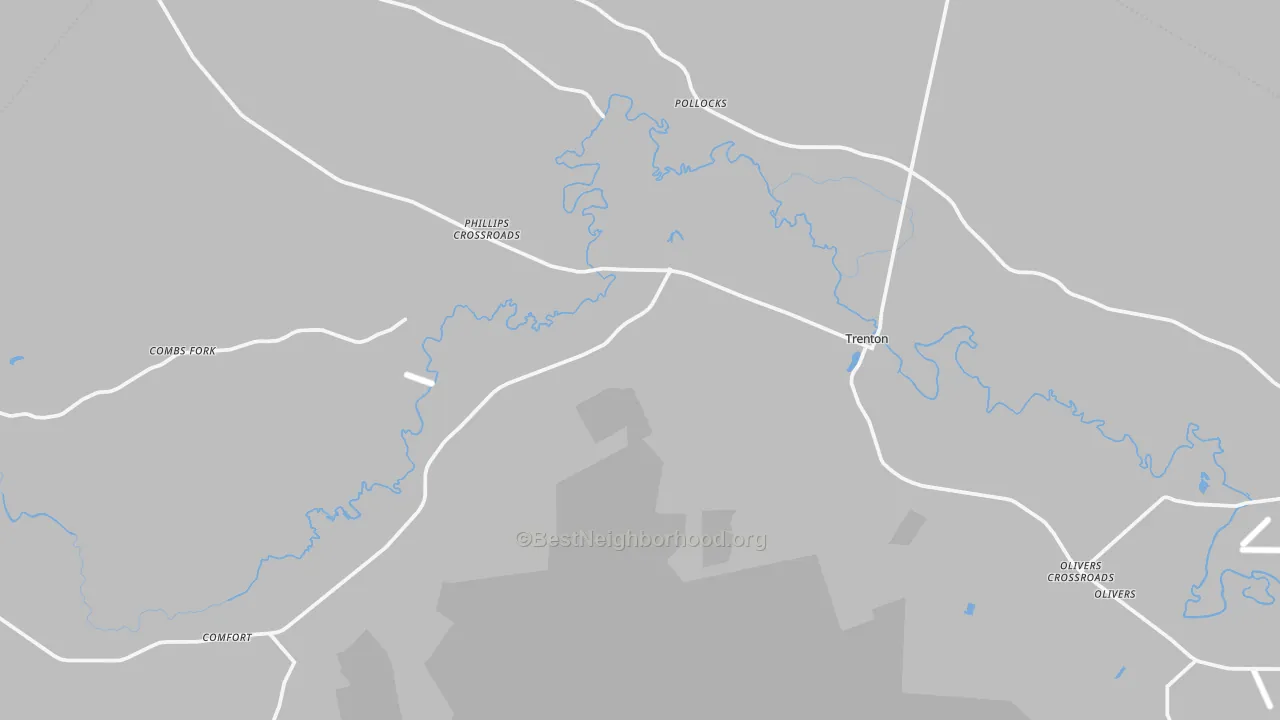 Transit Grade map of 28585, NC