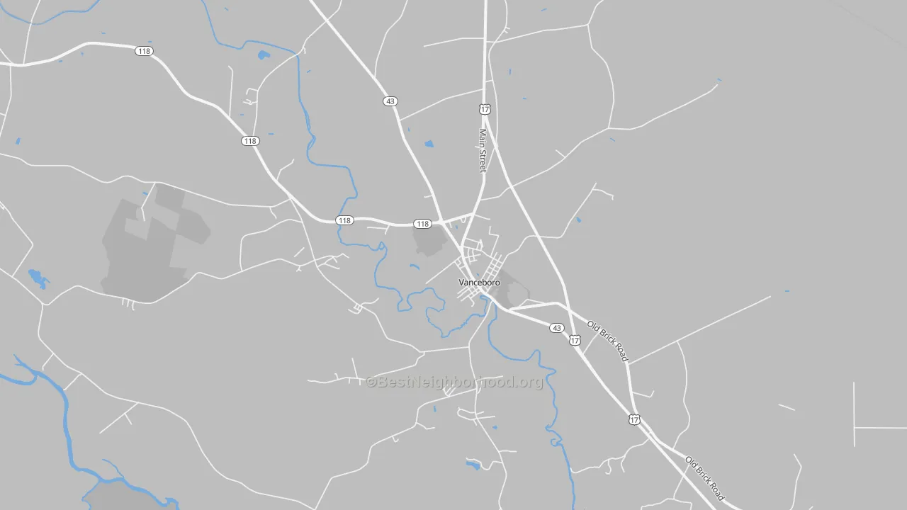 Transit Grade map of 28586, NC
