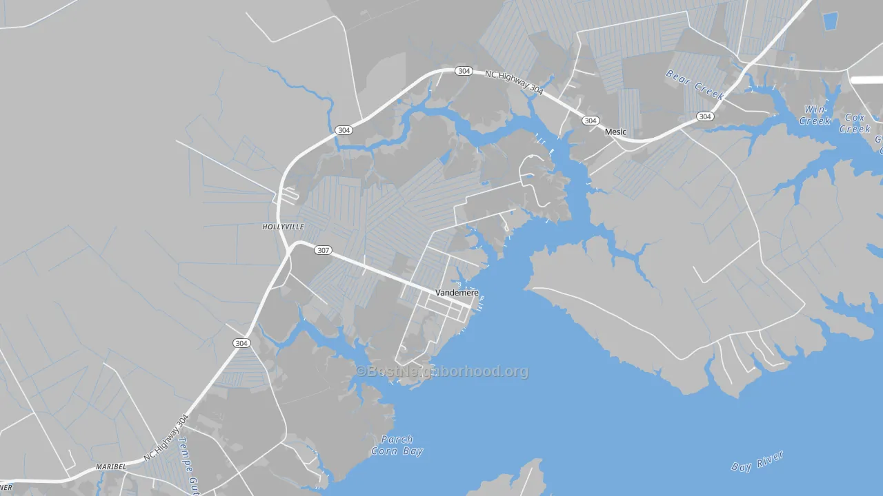 Transit Grade map of 28587, NC