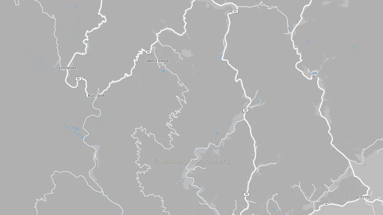 Transit Grade map of 28611, NC