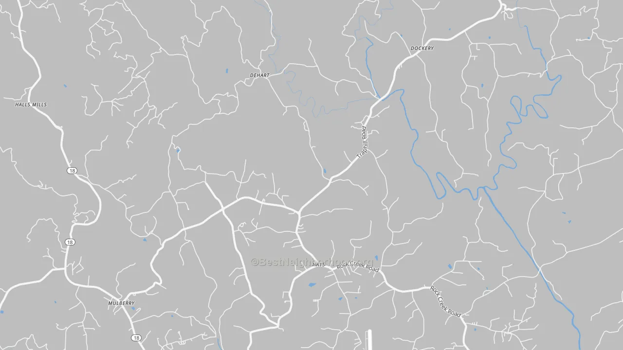 Transit Grade map of 28635, NC