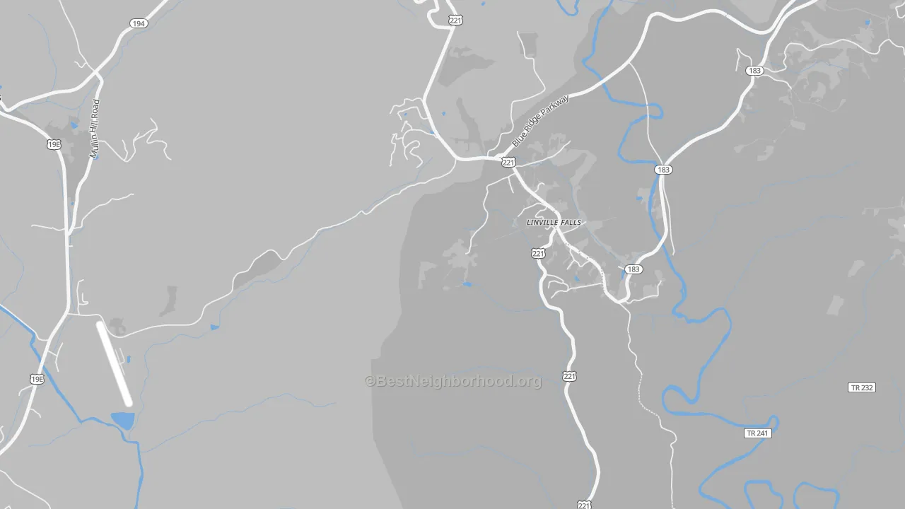 Transit Grade map of 28647, NC