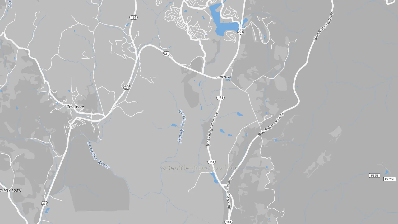 Transit Grade map of 28662, NC